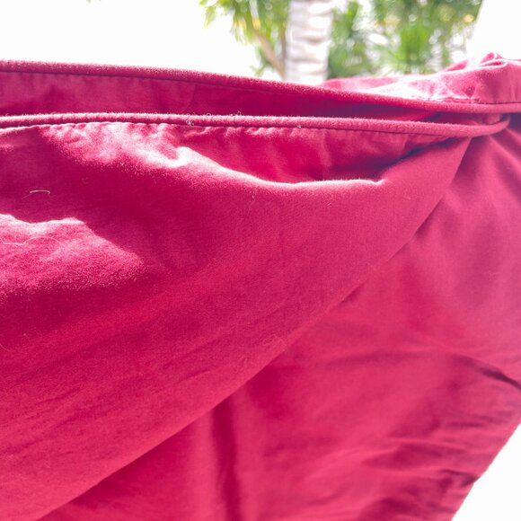 Duvet Cover for King side mattress Ralph Laurent Burgundy - Picture 7 of 7